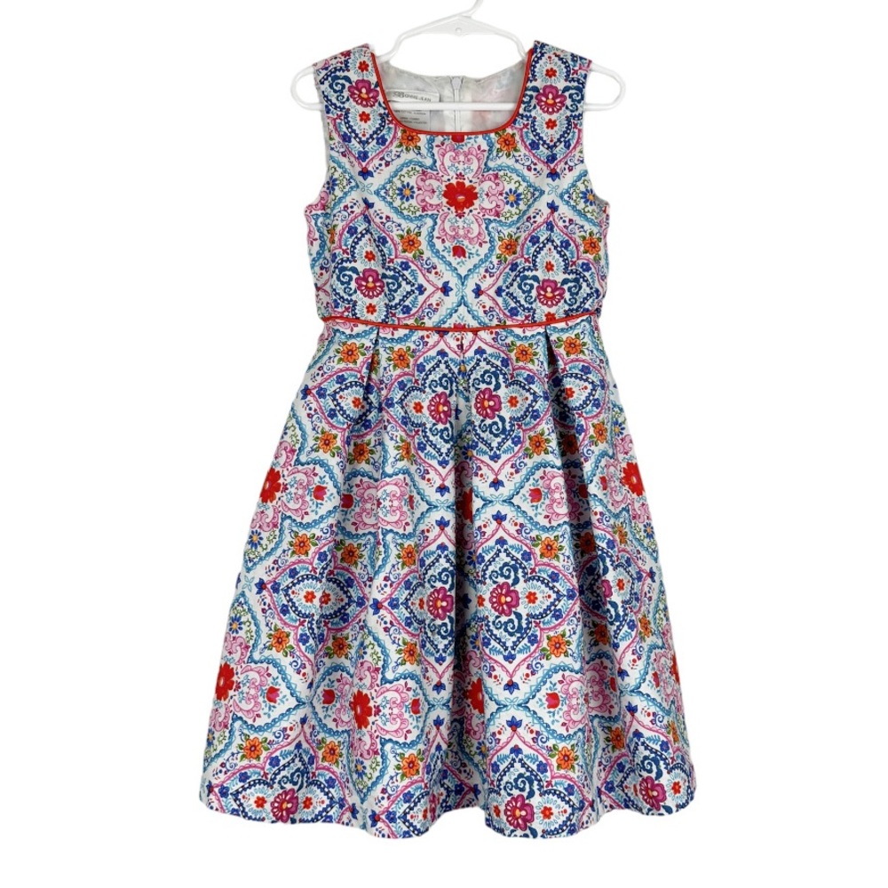 Bonnie Jean Colorful Girls Dress Size 6